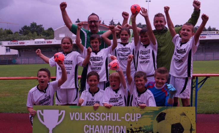Die VS Hohenzell gewann den diesjährigen Bezirks-Volksschul-Cup.