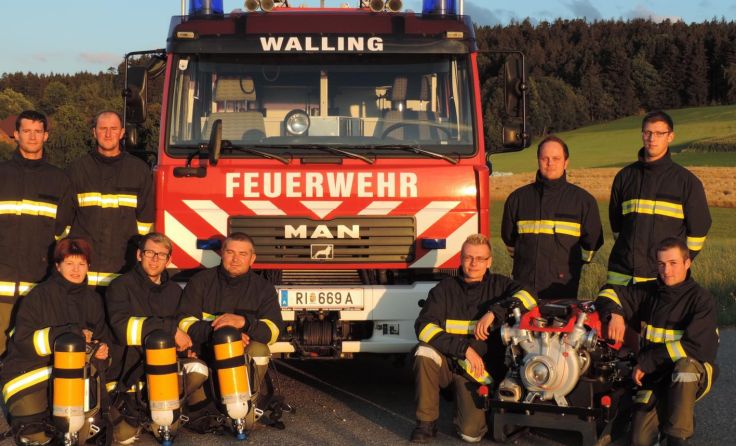 Die FF Walling brachte beträchtliche Eigenleistungen auf – das wird gefeiert.