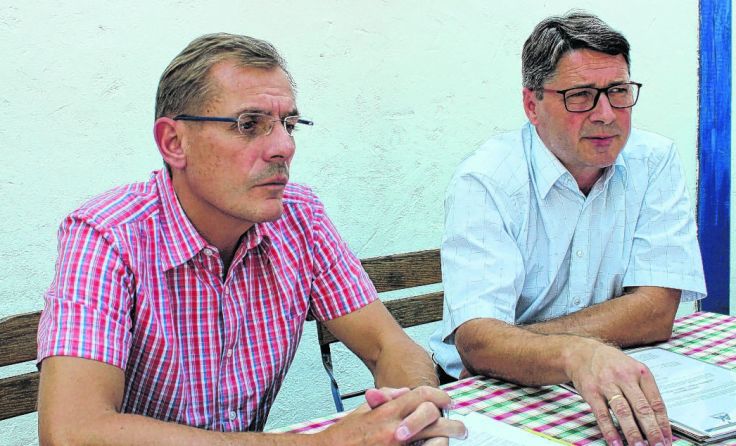 AK-Experte Michael Steffan (l.) und Bezirksstellenleiter Siegfried Wambacher