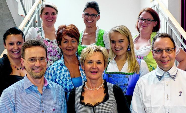 Das Kellnerteam des Gesangsvereins ist für den Ansturm gerüstet.