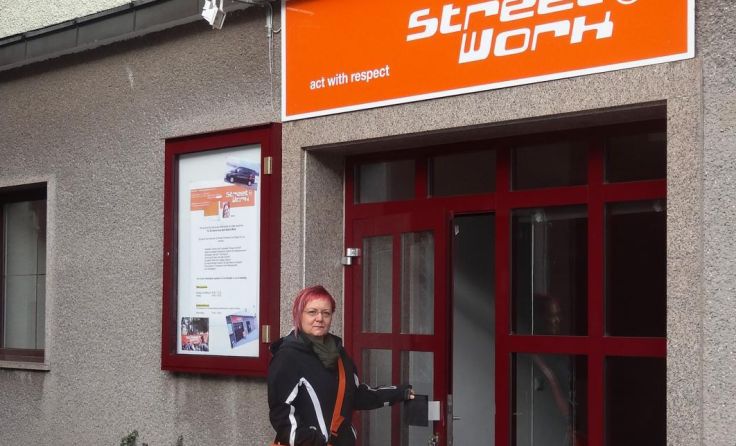 Streetworkerin Kerstin Hofstätter