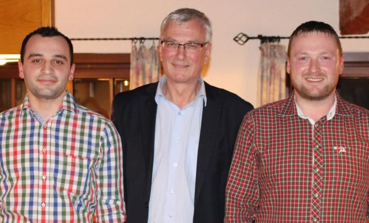 FPÖ Hohenzell (v. l.): Christoph Dürnberger, Landesrat Elmar Podgorschek, Obmann Georg Kreuzhuber