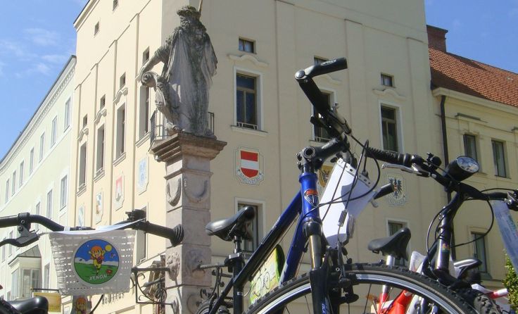 Die Rieder Grünen veranstalten wieder ihren „Radlcheck am Rathauseck“. (Foto: Grüne Ried)