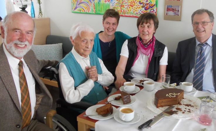 Margarete Breitschopf feierte ihren 105. Geburtstag. (Foto: SHV Ried)