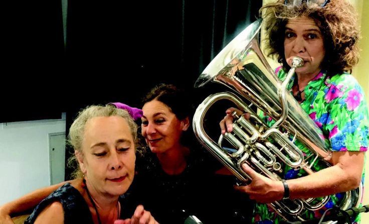 Elfe Wintersteiger, Annemarie Dämon und Sigrid Kofler (v. l.) sind „d‘herz@“.