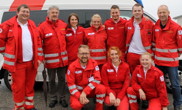 Die beiden erfolgreichen Gruppen aus dem Bezirk Ried (Foto: Rotes Kreuz Ried)