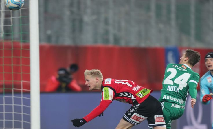 Thomas Fröschl vergab die Riesenchance zum 2:0. (Foto: GEPA/Christian Ort)