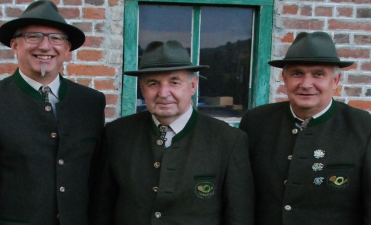 Wechsel in der JHBG (v. l.): Bernd Berger, Ludwig Ortmaier, Johann Penninger