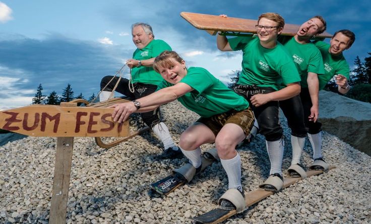 Der Weg zum Fest ist gut beschildert. (Foto: Kreativwerkstatt/Wolfgang Grasl)