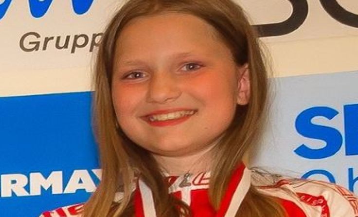 Lilly Ketter bei der Siegerehrung im BOA-Cup (Foto: Josef Gadermaier)