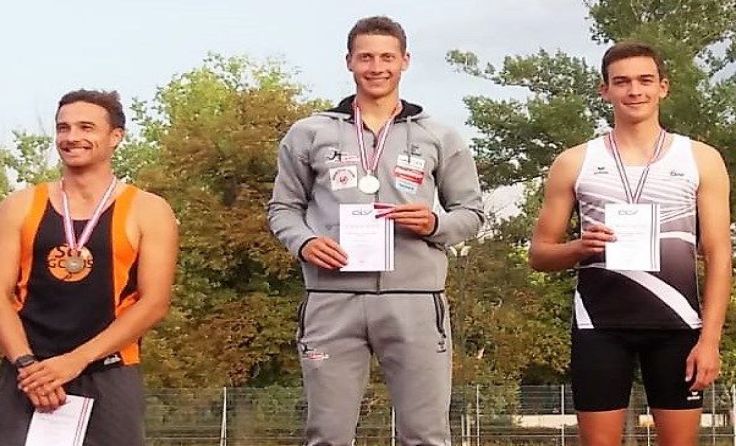 Lukas Reiter (M.) siegte vor Philipp Multerer und Konstantin Beiser. (Foto: LAG)