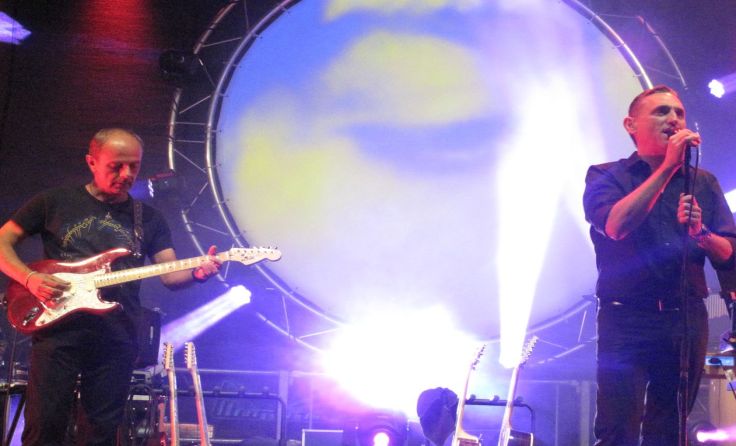 Yet Another Floyd am Hauptplatz – im KiK wird die Lightshow etwas kleiner. (Foto: Horn)