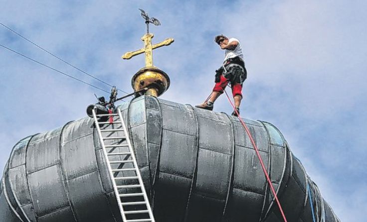 Die Außenrenovierung der Kirche ist abgeschlossen.