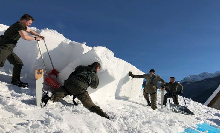 Einsatz in Gosau (Foto: PzGrenB13)