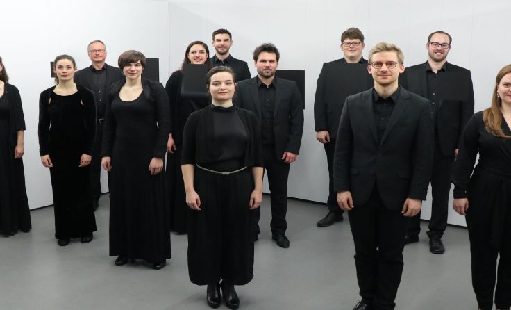 Das Vokalensemble LauschWerk singt in Reichersberg. (Foto: Jugendchorakademie)
