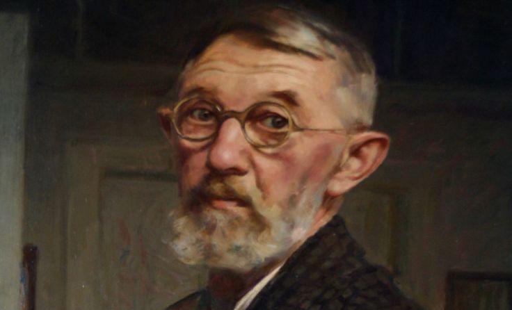 Selbstporträt von Wilhelm Dachauer