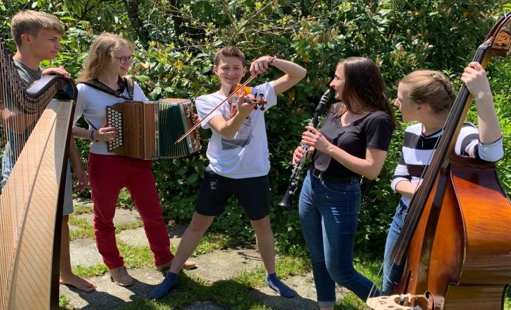 Mit dabei im Stiftshof: 5e samma (Foto: privat)