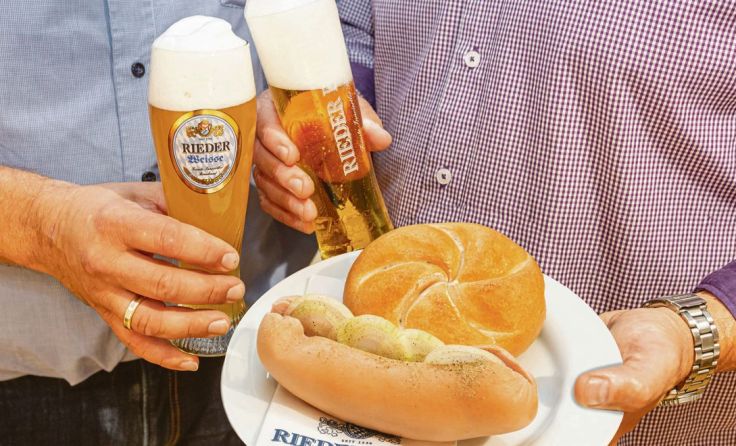 Menü I: Die klassische Maurerforelle (Foto: Brauerei Ried)