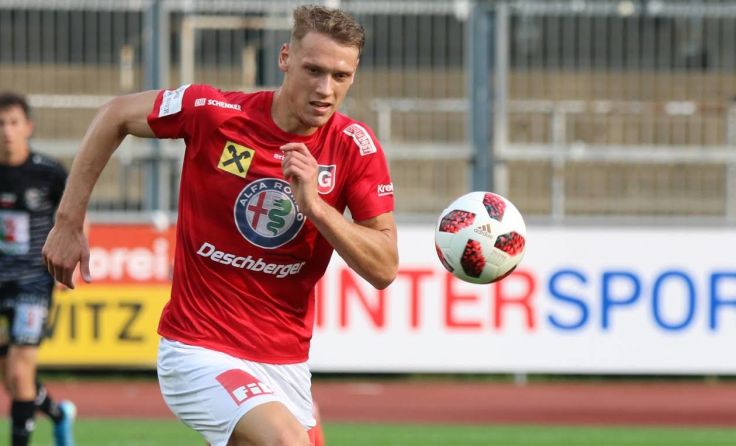 Filip Matijasevic wird von Austria Lustenau getestet. (Foto: Reinhard Schröckelsberger)