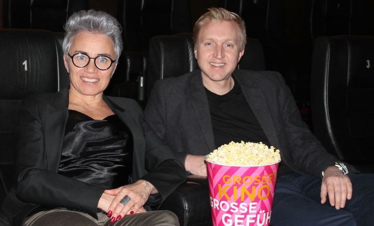 Doris Margreiter mit Uli Hölbling, Leiter Kommunikation bei Star Movie (Foto: Tips/Horn)