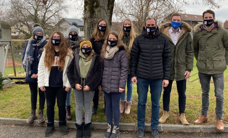 Maskenspende für Franziskusschule (Foto: privat)