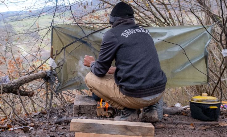 Manche Flüchtlinge hausen in Bosnien monatelang im Wald. (Foto: Volkshilfe OÖ)