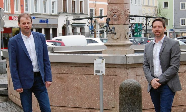 Neu gewählt: Fritz Hosner (l.) und Sebastian Forstner (Foto: SPÖ Ried)