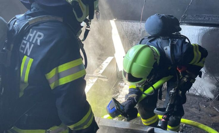 Der Brand konnte recht schnell gelöscht werden. (Foto: FF Neuhofen)