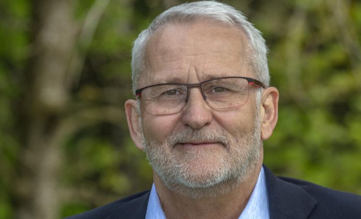 Günter Kitzmüller (NEOS) ist bei der Auftaktveranstaltung der Gast. (Foto: Enzlmüller)