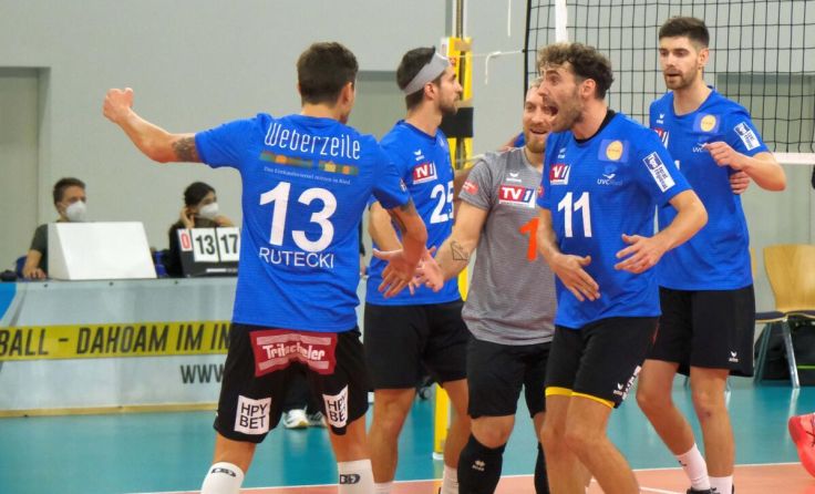 Ein Höhepunkt der Vereinsgeschichte: Der UVC kommt im Europacup weiter. (Foto: Strasser)