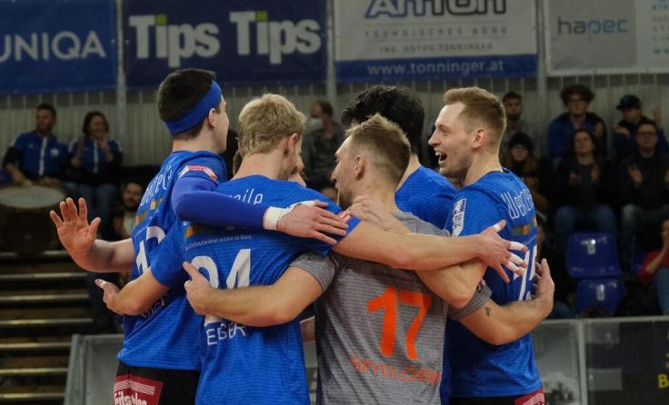 Der UVC Ried besiegte den UVC Graz mit 3:2. (Foto: Strasser)