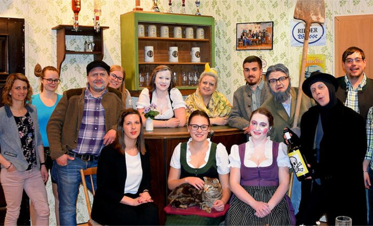 Die Theatergruppe der LJ St. Marienkirchen hat lange geprobt. (Foto: Max Brandl)