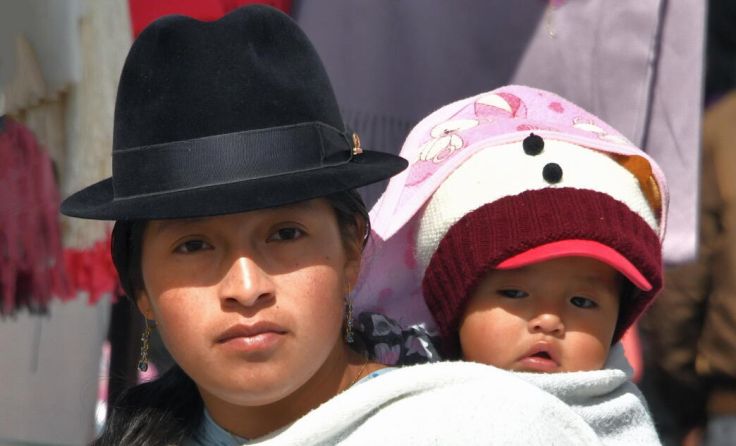 Eine Marktfrau in Ecuador (Foto: Lughofer)