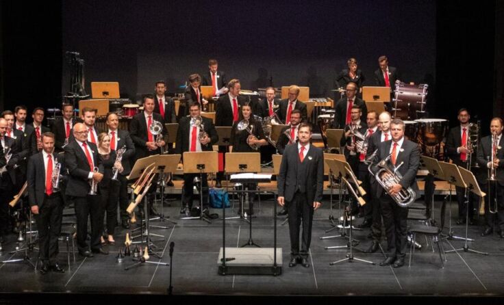 Die Brass Band Oberösterreich gastiert im Volleydome. (Foto: BBOÖ)