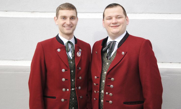 Hannes Bogner (l.) und Thomas Höckner, die Obmänner des MV Utzenaich (Foto: MV Utzenaich)