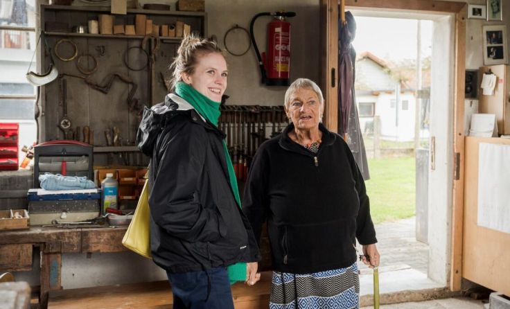 Maidje Meergans (l.) mit Ingrid Strasser (Foto: Karolin Pernegger)