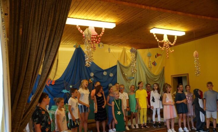 Für die Aufführung gab es viel Applaus. (Foto: VS Pattigham)