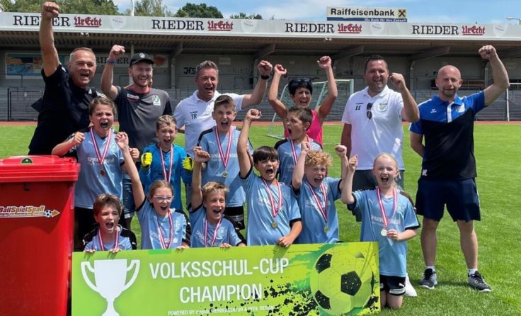 Das Team der VS Hohenzell gewann das Turnier. (Foto: Gerald Hartl)