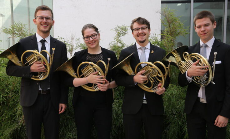 Die jungen ISEJO-Musiker werden in der Innenstadt mehrere kleine Konzerte geben. (Foto: LMS Ried)
