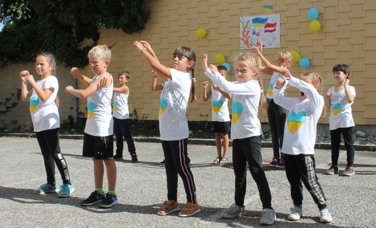 Die Kinder hatten im Tagescamp einen Tanz einstudiert. (Foto: Tips / Horn)