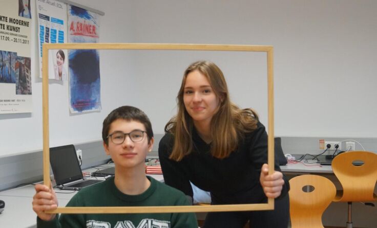 Die Schüler wollen ihre Schule auch in einem neuen Rahmen zeigen. (Foto: MS Obernberg)