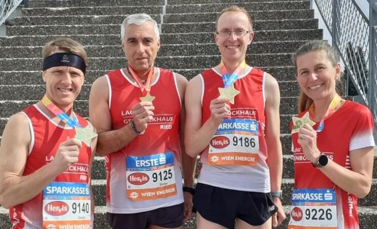 Gerald Stockinger, Stefan Schober, Franz Exl, Rafaela Hubauer (v. l.) (Foto: LAG Ried)
