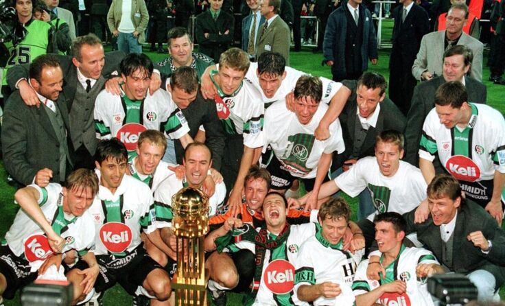 Jubel über den Cupsieg (Foto: GEPA pictures)