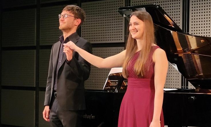 Nora Geroldinger und ihr Pianist Filip Anic (Foto: Albert Seitlinger)