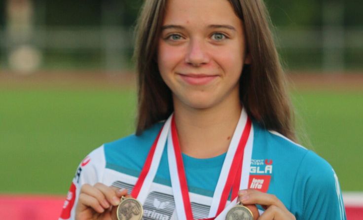 Lavinia Secklehner gewann Silber und Bronze. (Foto: Angerer)