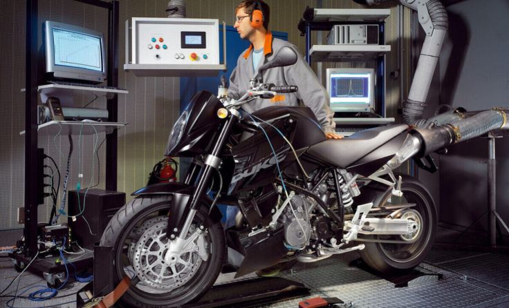 In den KTM-Bikes steckt jede Menge Forschungsarbeit. (Foto: H. Mitterbauer)