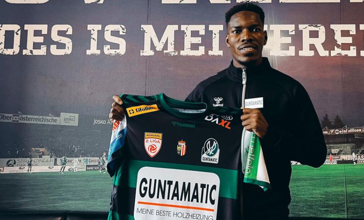 Linksverteidiger Lumor Agbenyenu spielt ab sofort im Innviertel. (Foto: SV Ried)