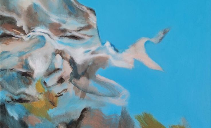 "In Emotion" von Petra Rader, Acryl auf Leinwand, 30 x 30 cm (Foto: Petra Rader)