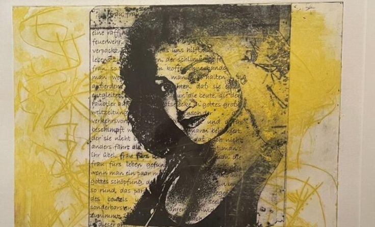 Christine Danninger zeigt abstrakte Acrylbilder und Druckgrafik. (Foto: Europäischer Kunstkreis)