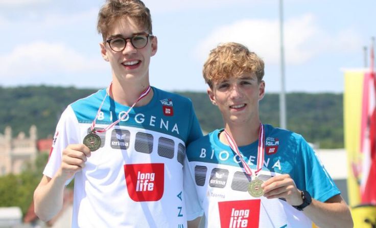 Die beiden Medaillengewinner der IGLA long life: Simon Dopler (l.) und Julian Mesi (Foto: Angerer)